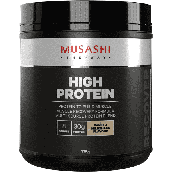 MUSASHI High Protein Vanilla Milk Shake 375g