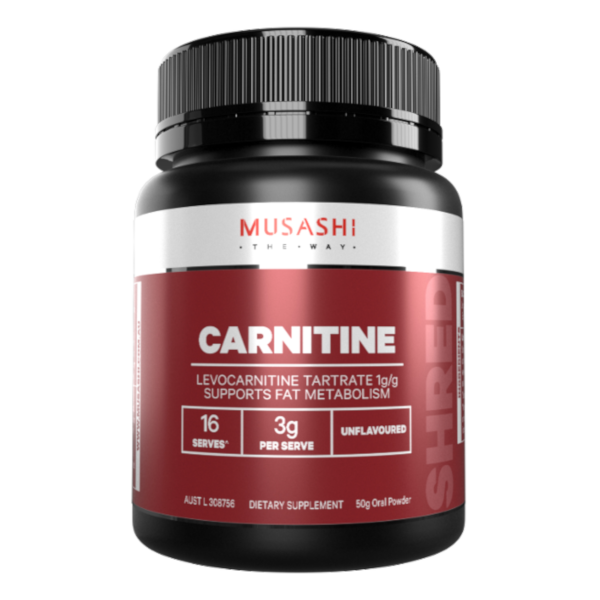 MUSASHI Carnitine Unflavoured 50g