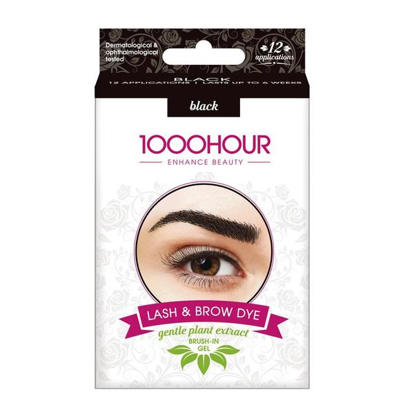 1000 Hour Brow Dye (Gentle Plant Extract) - Black