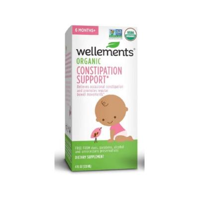 Wellements Organic. Constipation. Suppprt 120ml