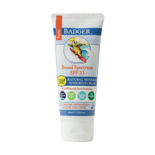 BADGER Clear Sport Sunscreen SPF35 87ml
