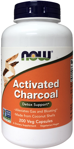 NOW Activated Charcoal 200 VCaps