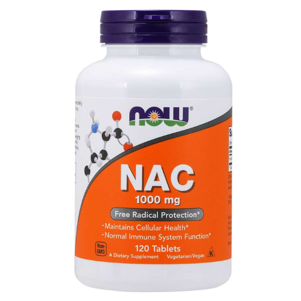 Now NAC 1000mg 120 tablets