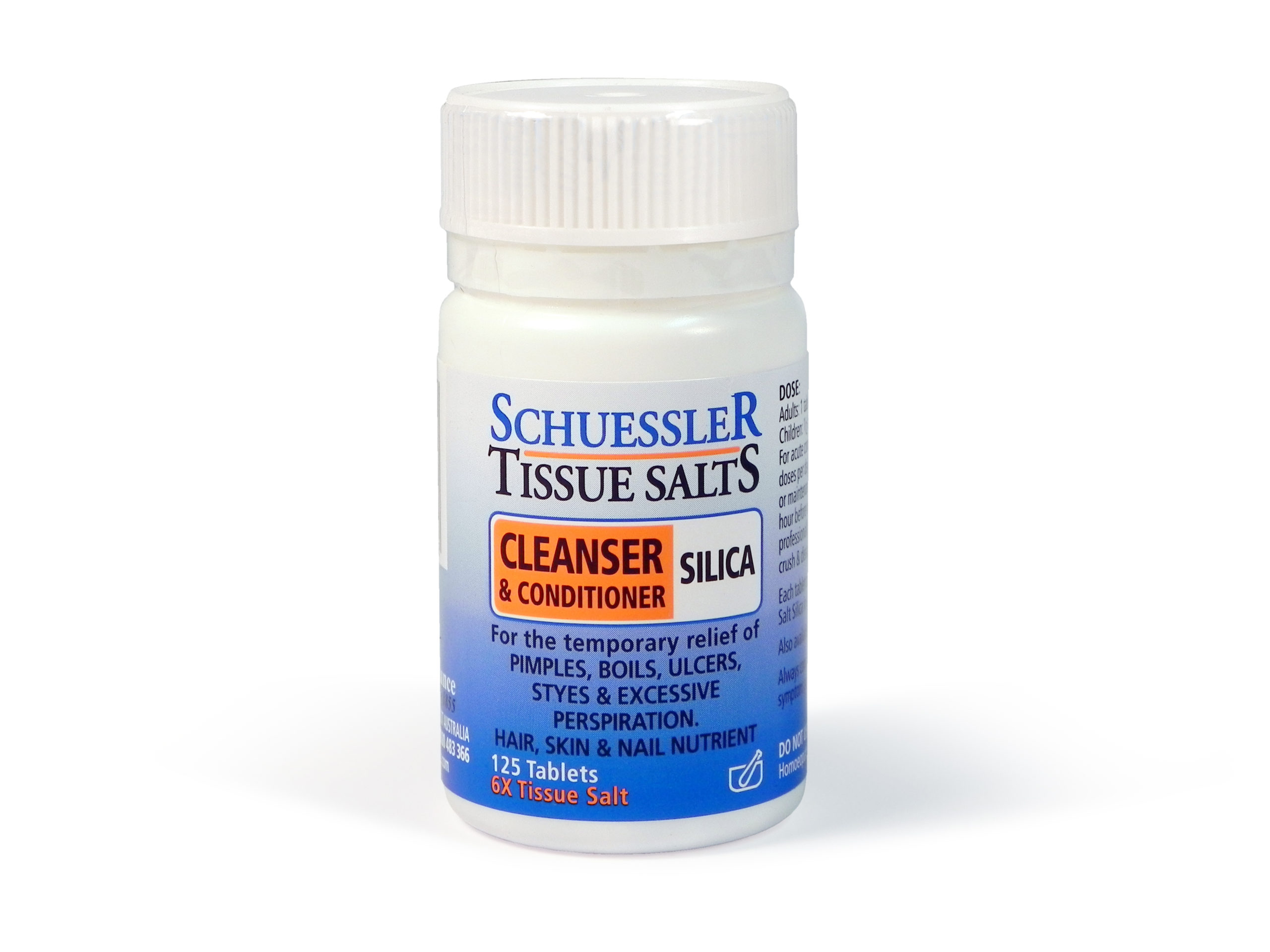 Dr Schuessler Tissue Salt Silica 6X T/Salt 125tab