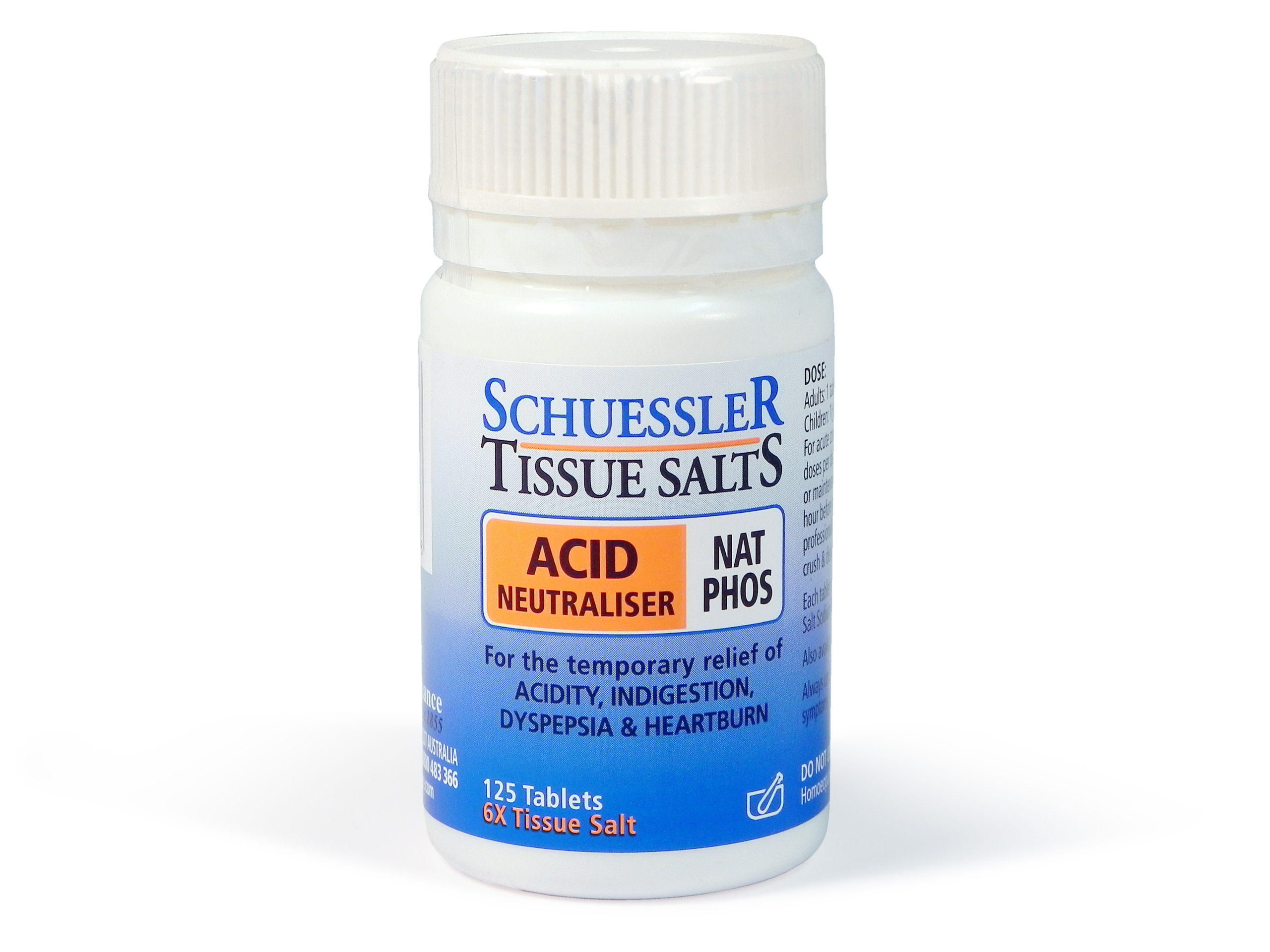 Dr Schuessler Tissue Salt Nat Phos 6X T/Salt 125tab