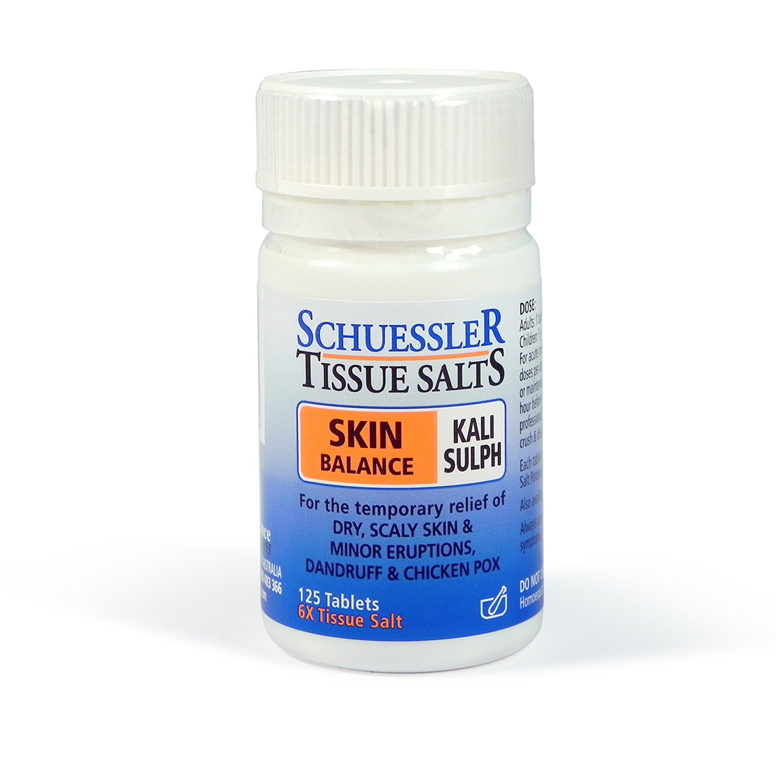 Dr Schuessler Tissue Salt Kali Sulph 6X T/Salt 125tab