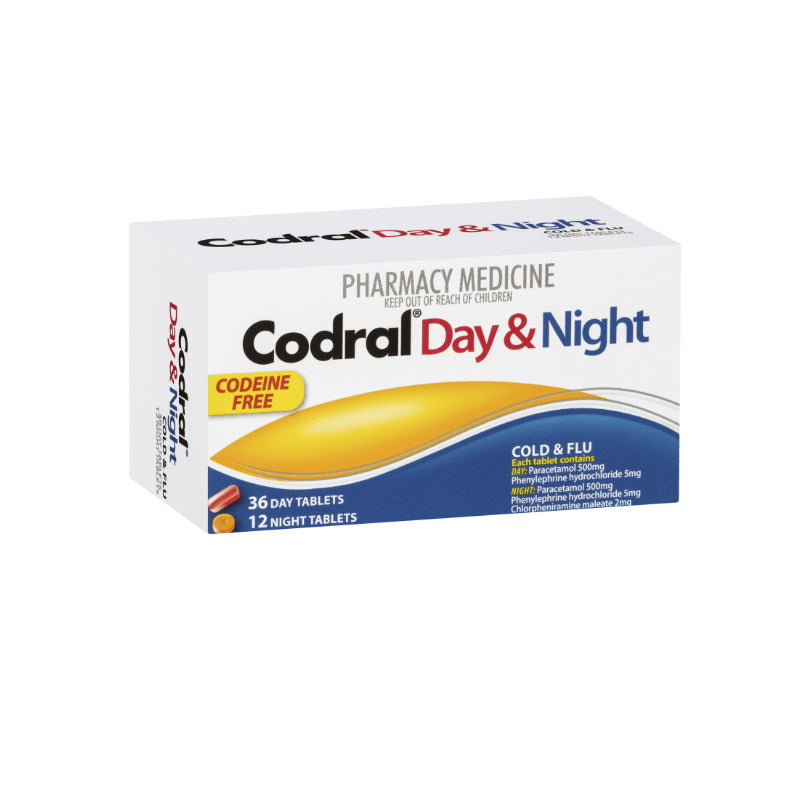 CODRAL PE Day & Night Cold & Flu Tabs 48