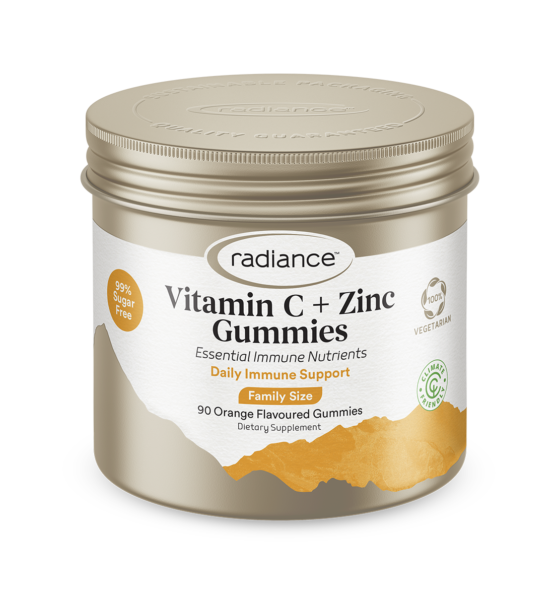 RADIANCE Adult Gummies VitC &Zinc 90