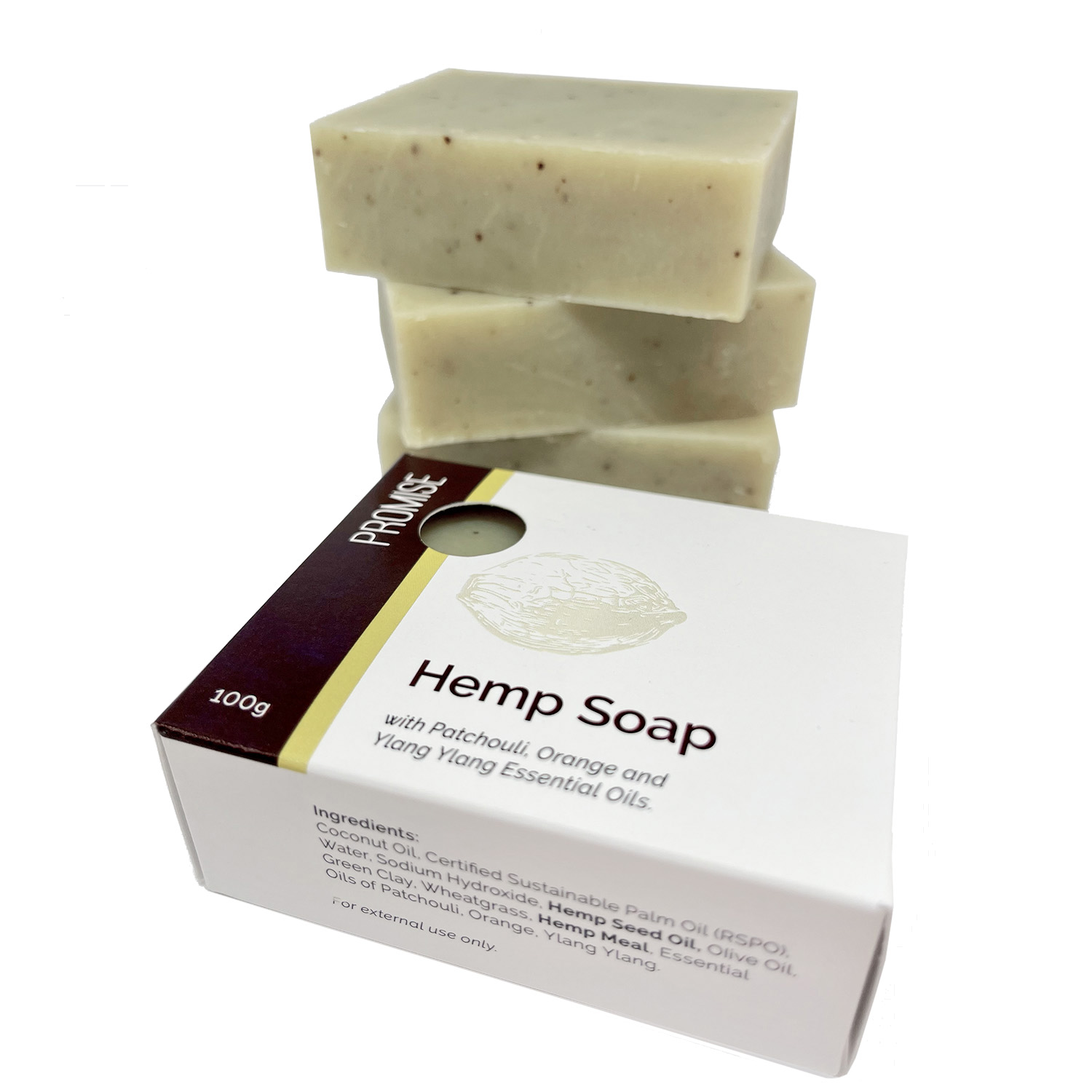 Promise Hemp & Patchouli Soap 100g