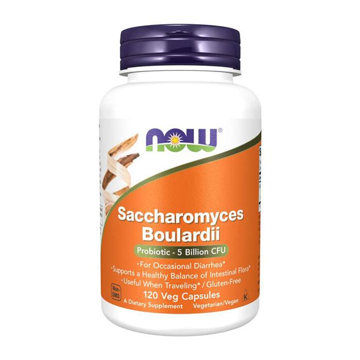 Now Sacharomyces Boulardii 60 Vege Capsules