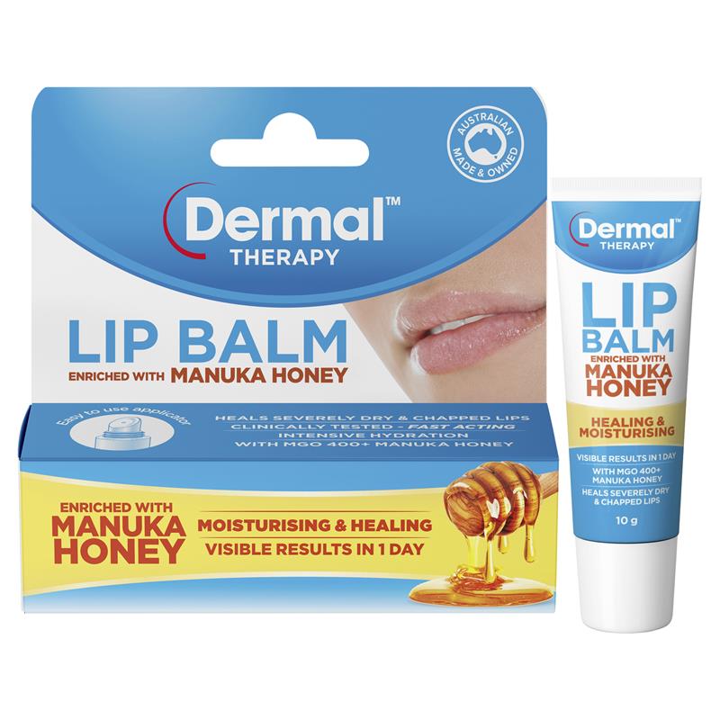 DERMAL THERAPY Lip Balm Manuka Honey 10g
