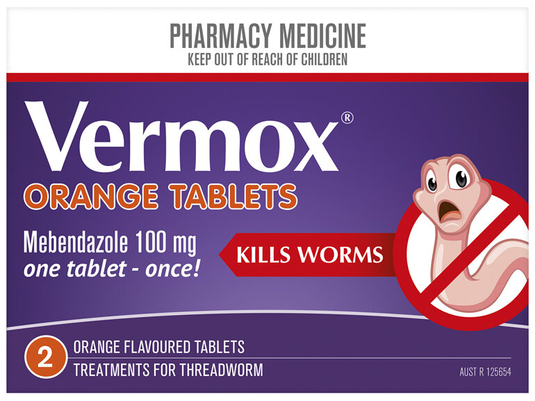 Vermox Tabs 100mg 2
