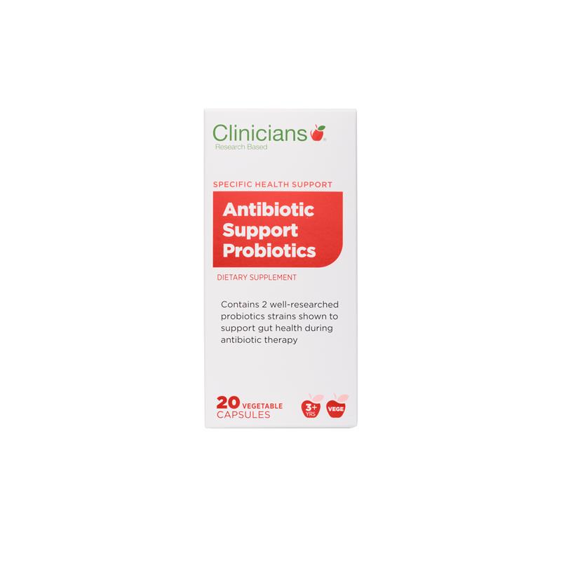 Clinicians  Antibiotic Support 20 Vege capsules