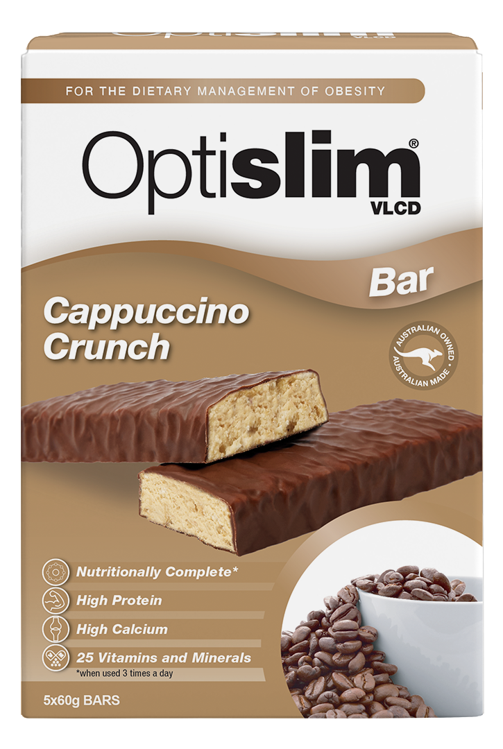 Optislim VLCD Cappuchino Crnch Bar 60g 5pk