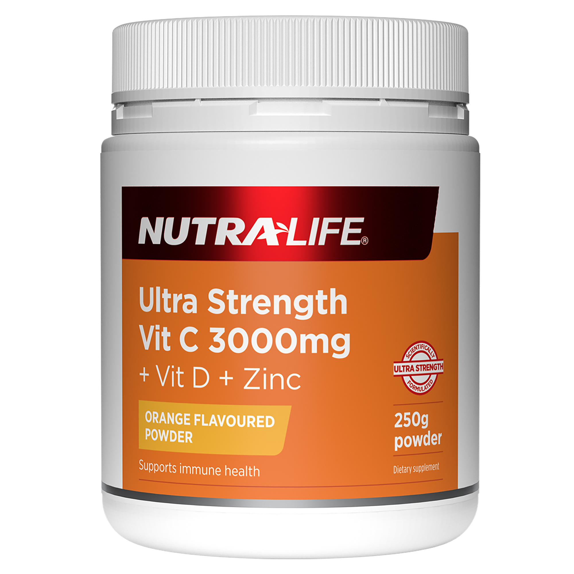 NutraLife Ultra strength Vit C 3000mg + Vit D + Zinc