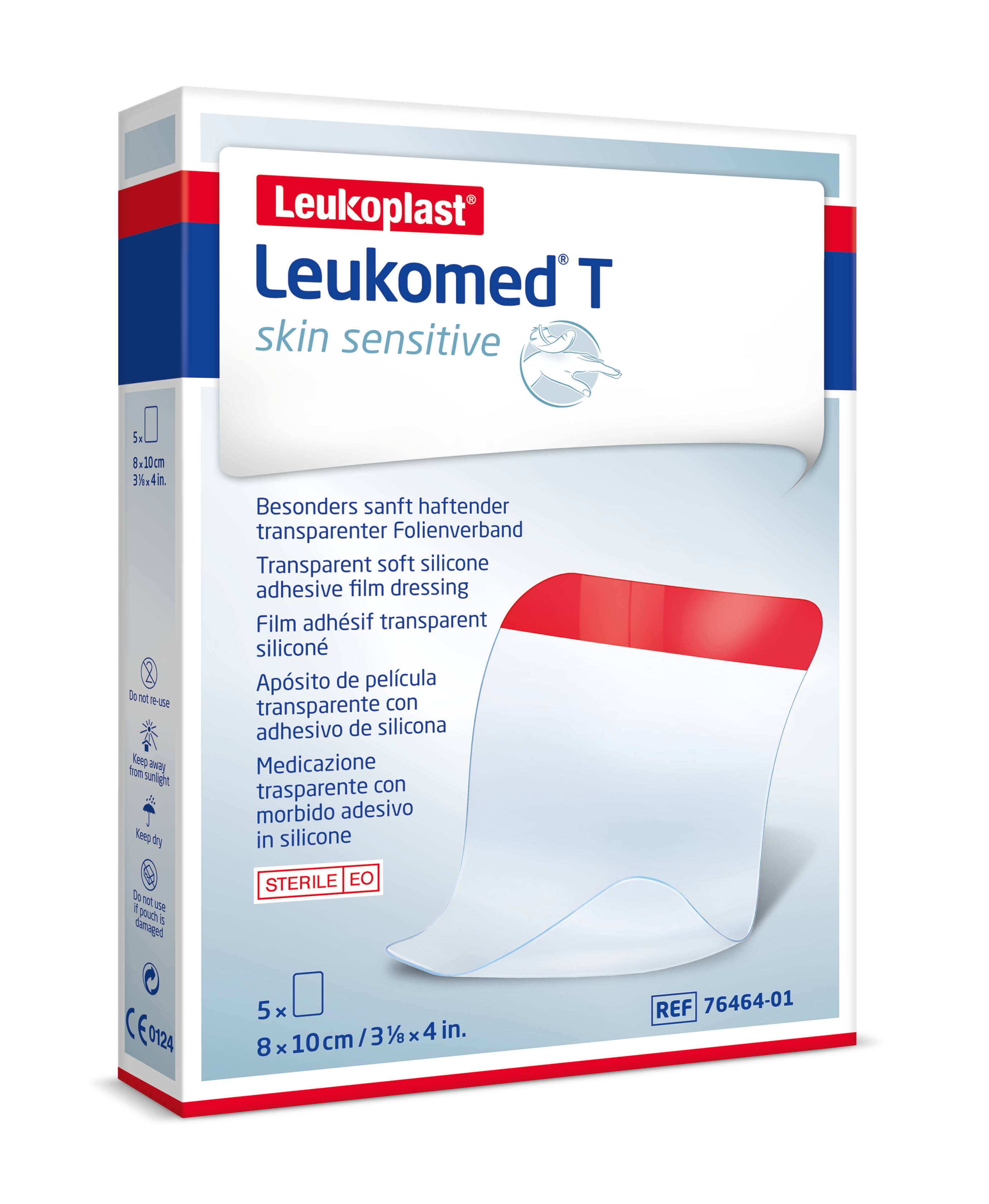 Leukomed T skin sensitive 8x10 cm 5pk