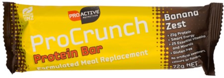 Nothing Naughty Procrunch Bar Banana Zest 72g