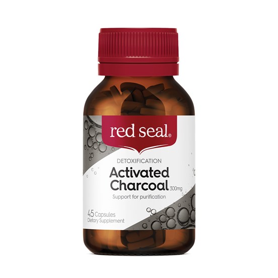 Red Seal Activated Charcoal 300mg 45caps