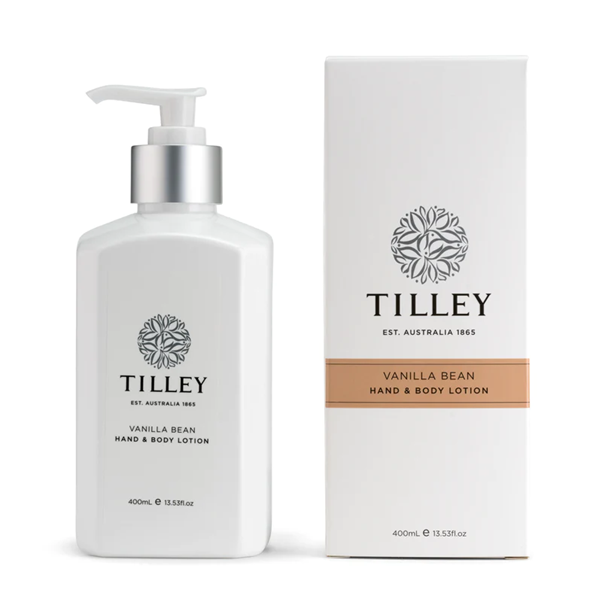 Tilley Hand & Body Lotion Vanilla Bean 400ml