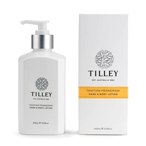 Tilley Hand & Body Lotion Tahitian Frangipani 400ml