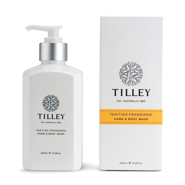 Tilley Hand & Body Wash Tahitian Frangipani 400ml