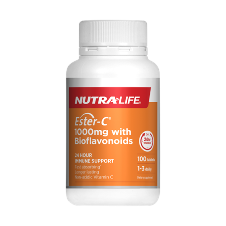 Nutra-Life Ester C + Bioflavonoids Tabs 1000mg 100
