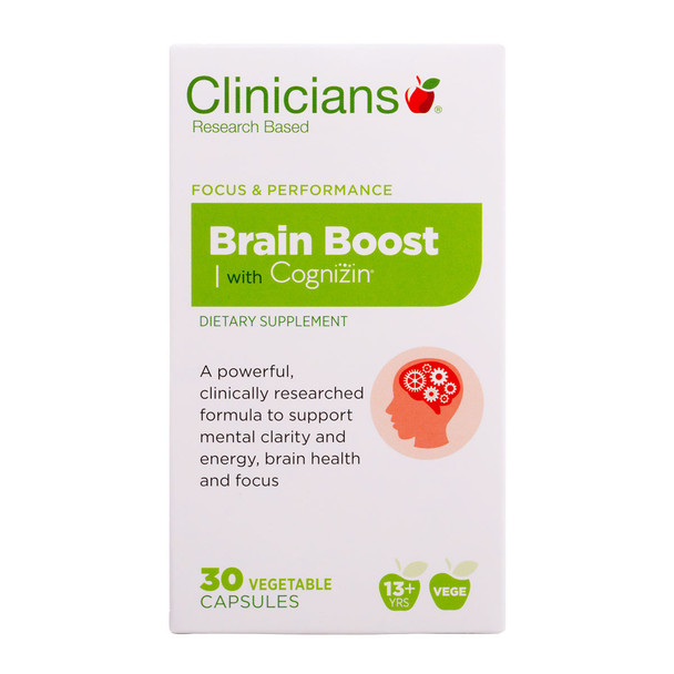 Clinicians Brain Boost Cognizin 30cap