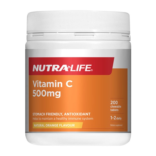 Nutralife Vitamin C 500mg Chews 200 
