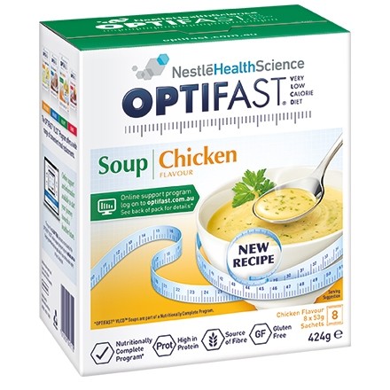 Optifast VLCD - Chicken Soup, 8x54g Sachets