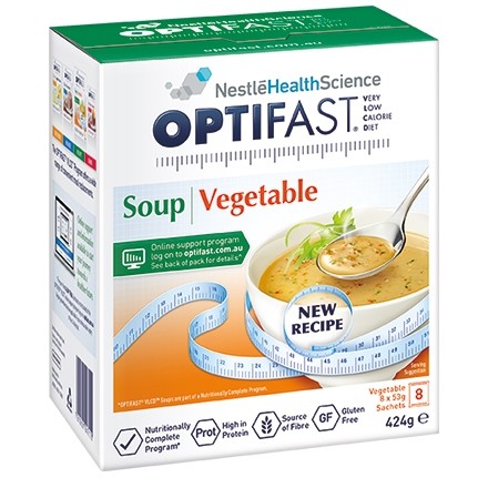 Optifast  Mixed Vegetable Soup, 8x54g Sachets  