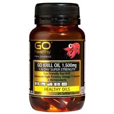 Go Healthy Krill Oil 1500mg 1-A-Day 30 caps