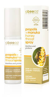 Abeeco Propolis + Manuka Honey Throat Spray 20ml