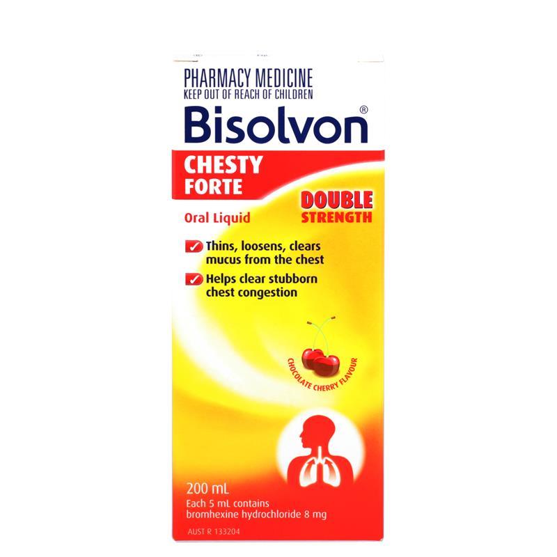 Bisolvon Chesty Forte Liquid 8mg 200ml