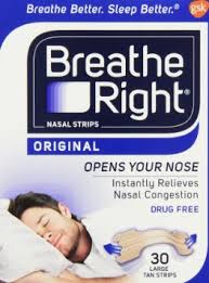 Breathe Right Nasal Strips Tan Large 30