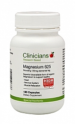 Clinicians Magnesium 125mg Capsules 180