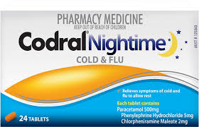 CODRAL Nightime Tablets 24