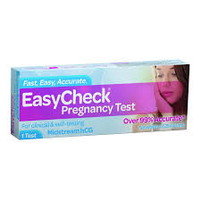 EASYCHECK Pregnancy Test 1Pk Blue
