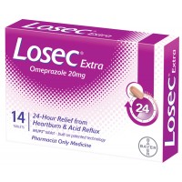 Losec Extra 20mg 14 Tablets