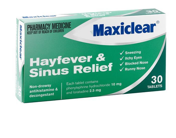 Maxiclear - Hayfever & Sinus Relief 30
