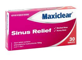 Maxiclear Sinus Relief tablets 30