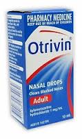 Otrivin Decongestant Nasal Drops Adult Formula