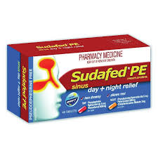 Sudafed PE Day and Night Relief 48 tablets